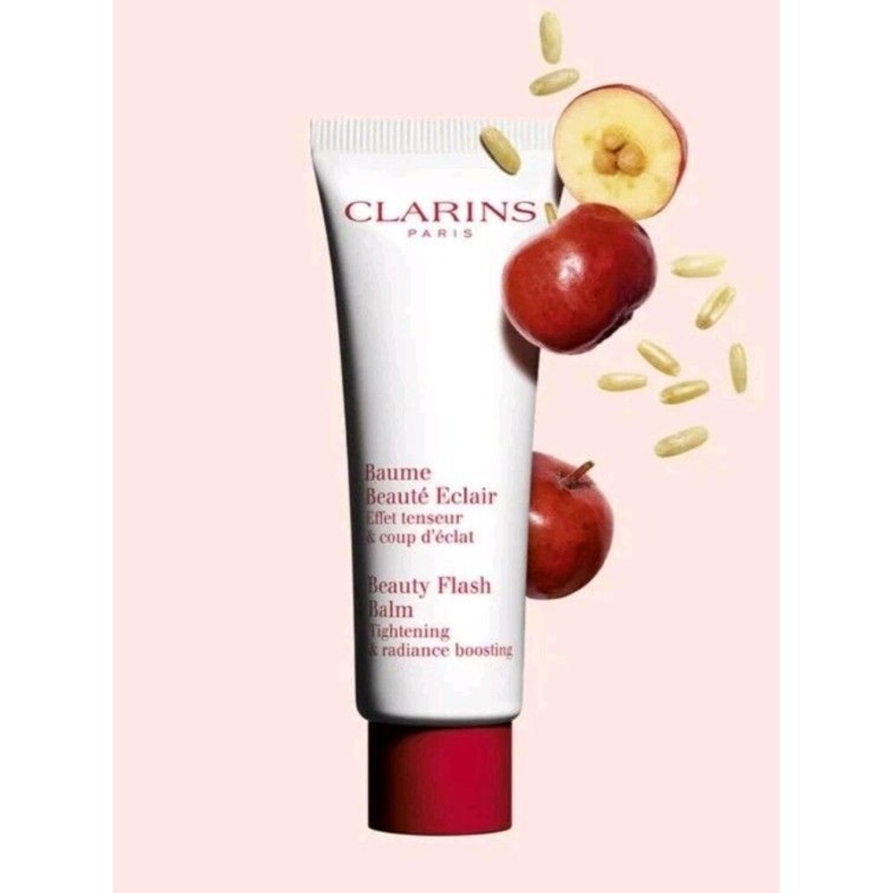 NIB Clarins Beauty Flash Balm Tightening & Radiance Boosting 1.7 Oz Full Size